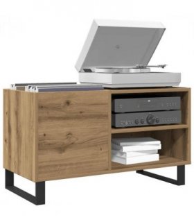 vidaXL Record Cabinet Artisan Oak 84.5x38x48 cm Engineered Wood — V0672040860
