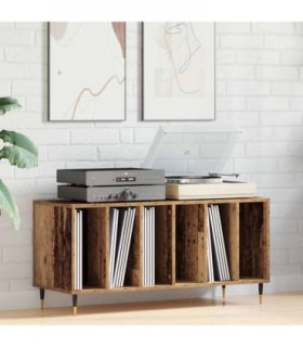 vidaXL Record Cabinet Old wood 100 x 38 x 48 cm Engineered Wood