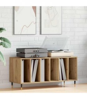 vidaXL Record Cabinet Artisan oak 100 x 38 x 48 cm Engineered Wood