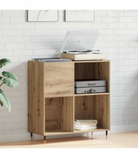 vidaXL Record Cabinet Artisan oak 85 x 38 x 89 cm Engineered Wood