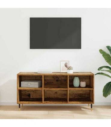 vidaXL TV Cabinet Old Wood 103.5 x 30 x 50 cm Engineered Wood