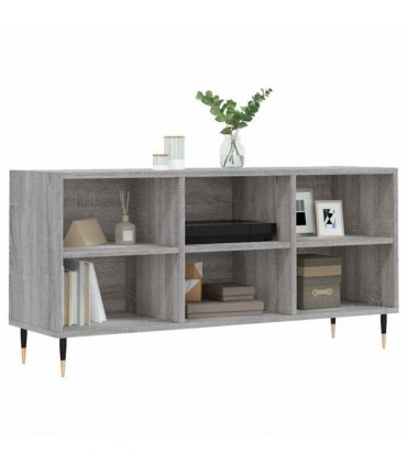 vidaXL TV Cabinet Grey Sonoma 103.5x30x50 cm Engineered Wood