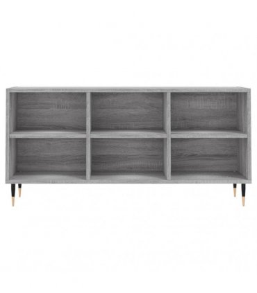 vidaXL TV Cabinet Grey Sonoma 103.5x30x50 cm Engineered Wood