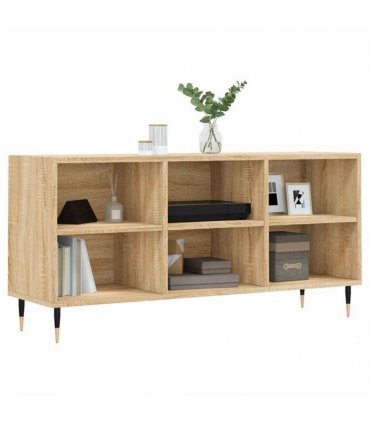 vidaXL TV Cabinet Sonoma Oak 103.5x30x50 cm Engineered Wood