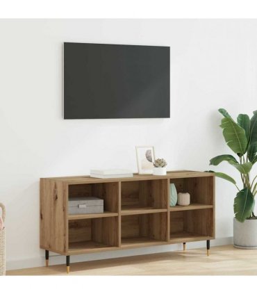 vidaXL TV Cabinet Artisan Oak 103.5 x 30 x 50 cm Engineered Wood