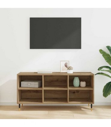 vidaXL TV Cabinet Artisan Oak 103.5 x 30 x 50 cm Engineered Wood