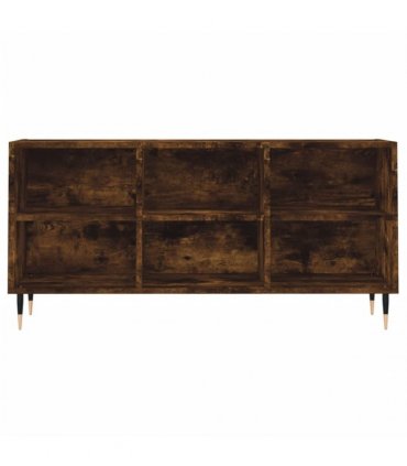 vidaXL TV Cabinet Smoked Oak 103.5x30x50 cm Engineered Wood