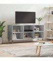 vidaXL TV Cabinet Concrete Grey 103.5x30x50 cm Engineered Wood