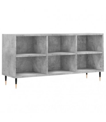 vidaXL TV Cabinet Concrete Grey 103.5x30x50 cm Engineered Wood