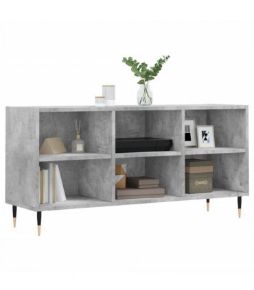vidaXL TV Cabinet Concrete Grey 103.5x30x50 cm Engineered Wood