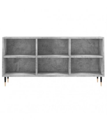 vidaXL TV Cabinet Concrete Grey 103.5x30x50 cm Engineered Wood
