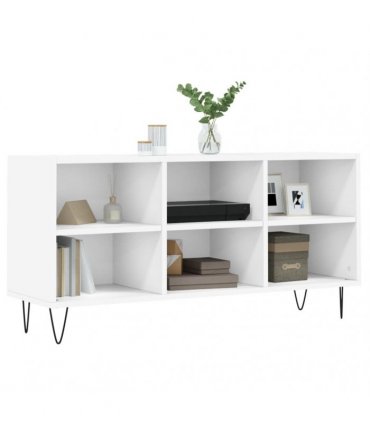 vidaXL TV Cabinet White 103.5x30x50 cm Engineered Wood — V0672041039