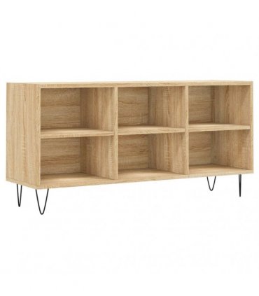 vidaXL TV Cabinet Sonoma Oak 103.5x30x50 cm Engineered Wood — V0672041040