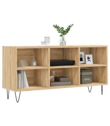 vidaXL TV Cabinet Sonoma Oak 103.5x30x50 cm Engineered Wood — V0672041040