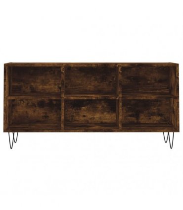 vidaXL TV Cabinet Smoked Oak 103.5x30x50 cm Engineered Wood — V0672041041