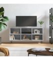 vidaXL TV Cabinet Concrete Grey 103.5x30x50 cm Engineered Wood — V0672041042