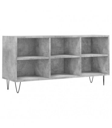 vidaXL TV Cabinet Concrete Grey 103.5x30x50 cm Engineered Wood — V0672041042