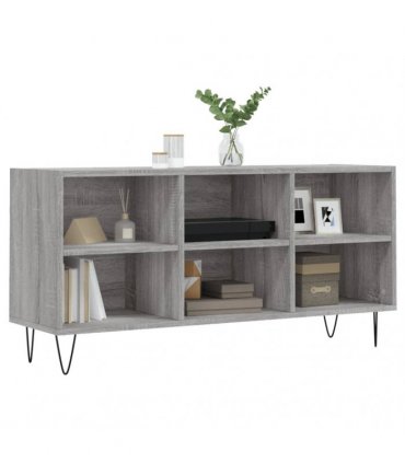 vidaXL TV Cabinet Grey Sonoma 103.5x30x50 cm Engineered Wood — V0672041045