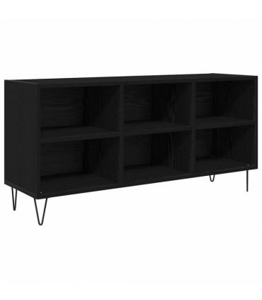 vidaXL TV Cabinet Black Oak 103.5 x 30 x 50 cm Engineered Wood — V0672041046