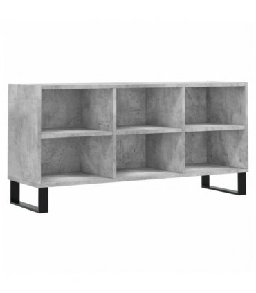 vidaXL TV Cabinet Concrete Grey 103.5x30x50 cm Engineered Wood — V0672041047