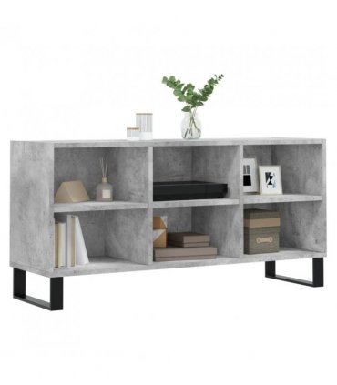 vidaXL TV Cabinet Concrete Grey 103.5x30x50 cm Engineered Wood — V0672041047