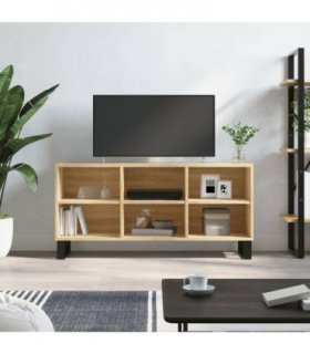 vidaXL TV Cabinet Sonoma Oak 103.5x30x50 cm Engineered Wood — V0672041050
