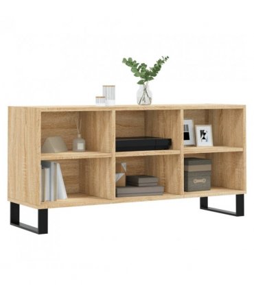vidaXL TV Cabinet Sonoma Oak 103.5x30x50 cm Engineered Wood — V0672041050
