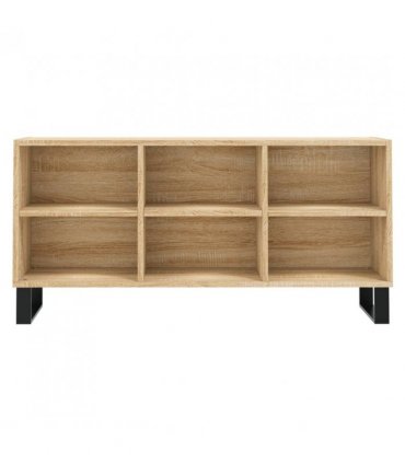 vidaXL TV Cabinet Sonoma Oak 103.5x30x50 cm Engineered Wood — V0672041050