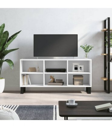 vidaXL TV Cabinet White 103.5x30x50 cm Engineered Wood — V0672041052