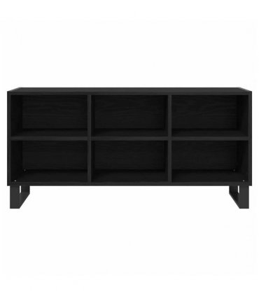 vidaXL TV Cabinet Black Oak 103.5 x 30 x 50 cm Engineered Wood — V0672041053