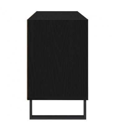 vidaXL TV Cabinet Black Oak 103.5 x 30 x 50 cm Engineered Wood — V0672041053