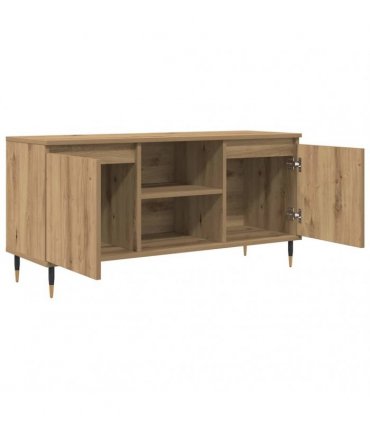 vidaXL TV Cabinet Artisan Oak 104 x 35 x 50 cm Engineered Wood