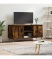 vidaXL TV Cabinet Smoked Oak 104x35x50 cm Engineered Wood