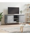 vidaXL TV Cabinet Concrete Grey 104x35x50 cm Engineered Wood