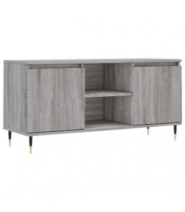 vidaXL TV Cabinet Grey Sonoma 104x35x50 cm Engineered Wood