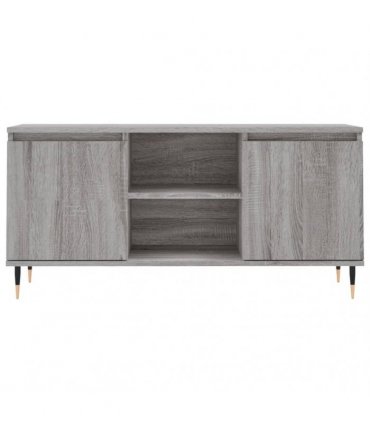 vidaXL TV Cabinet Grey Sonoma 104x35x50 cm Engineered Wood
