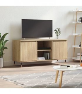 vidaXL TV Cabinet Sonoma Oak 104x35x50 cm Engineered Wood