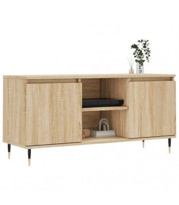 vidaXL TV Cabinet Sonoma Oak 104x35x50 cm Engineered Wood