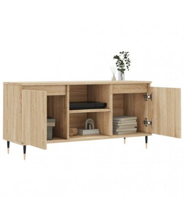 vidaXL TV Cabinet Sonoma Oak 104x35x50 cm Engineered Wood