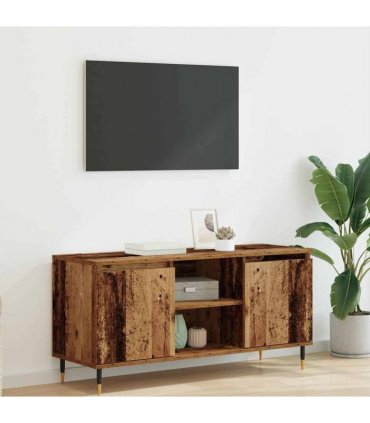 vidaXL TV Cabinet Old Wood 104 x 35 x 50 cm Engineered Wood
