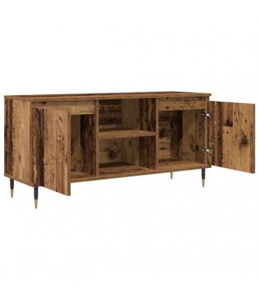 vidaXL TV Cabinet Old Wood 104 x 35 x 50 cm Engineered Wood