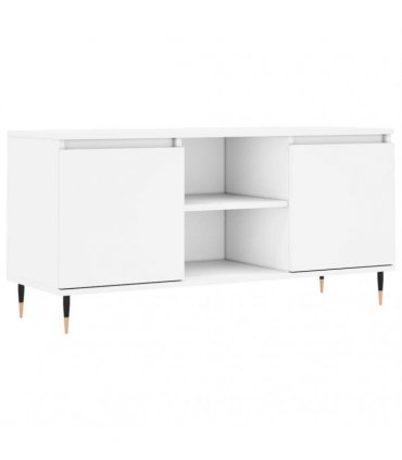vidaXL TV Cabinet White 104x35x50 cm Engineered Wood