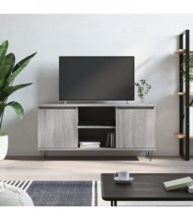 vidaXL TV Cabinet Grey Sonoma 104x35x50 cm Engineered Wood — V0672041064