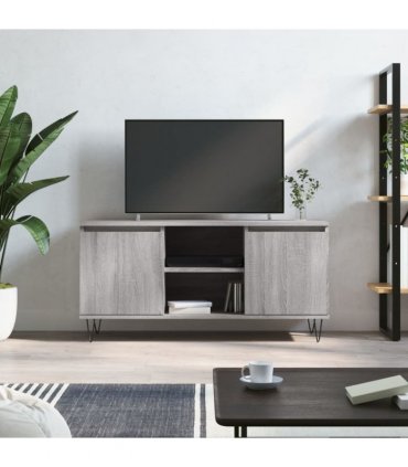 vidaXL TV Cabinet Grey Sonoma 104x35x50 cm Engineered Wood — V0672041064