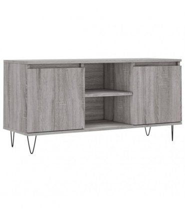 vidaXL TV Cabinet Grey Sonoma 104x35x50 cm Engineered Wood — V0672041064