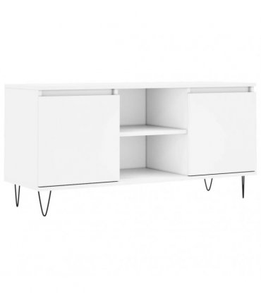 vidaXL TV Cabinet White 104x35x50 cm Engineered Wood — V0672041065
