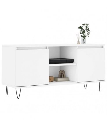 vidaXL TV Cabinet White 104x35x50 cm Engineered Wood — V0672041065