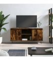 vidaXL TV Cabinet Smoked Oak 104x35x50 cm Engineered Wood — V0672041066