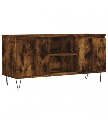 vidaXL TV Cabinet Smoked Oak 104x35x50 cm Engineered Wood — V0672041066