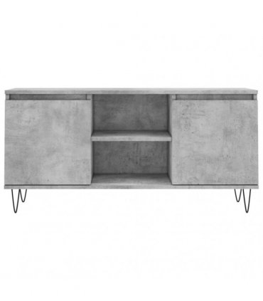 vidaXL TV Cabinet Concrete Grey 104x35x50 cm Engineered Wood — V0672041067